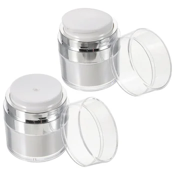2 buc Crema de Fata Pompă cu Distribuitor de Tip Push Gol Borcan de Sticla Lotiune Crema Faciala Container