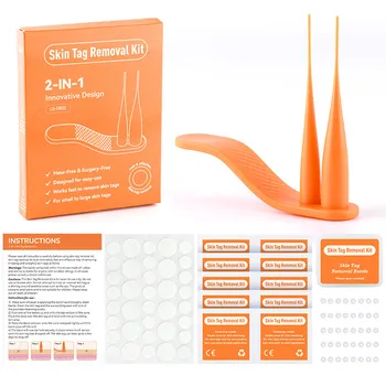 2 In 1 Skin Tag Remover Kit Pentru a Elimina Mici și Mijlocii Mol Neg 4-6mm Facial Pielea Corpului Tag Neg Îngrijire a Pielii Echipament de Curățare