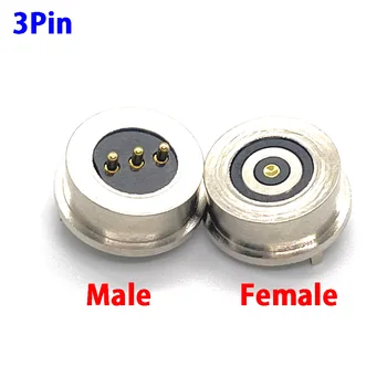 5set 3/4Pin Impermeabil Magnetic Pogo Pini Conector cu arc de sex Masculin de sex Feminin 360 ° orb de aspirație DC transmitere a Semnalului de încărcare