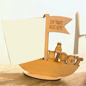 Lemn De Bani Titularului. În Formă De Barcă Clip. Decorative Bani Clip Portofel Minimalist pentru Aniversare, Cadou de Ziua Recunoștinței