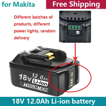 Noi Makita 18V 12.0 Ah Acumulator Litiu-Ion Baterie Reîncărcabilă mai Recente Upgrade BL1860 18V BL1840 BL1850 BL1830 BL1860B LXT40