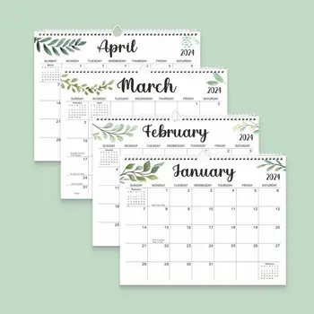 Papetarie De Birou 2024 Calendar De Perete Programul Săptămânal Agenda Organizer Calendar Engleză 18 Luni Planificator De Zi Cu Zi