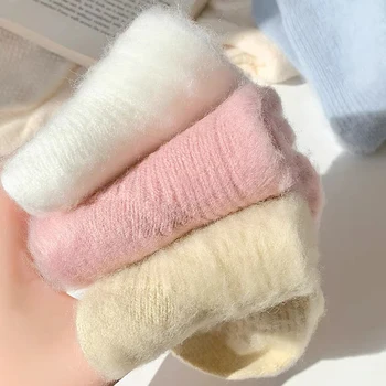Retro Casual Izolare Mid-Sosete Femei Dulce Fetele Harajuku Tricotate Calcetines Mujer Ciorapi Trendy Bandă Moale Ciorap Lung
